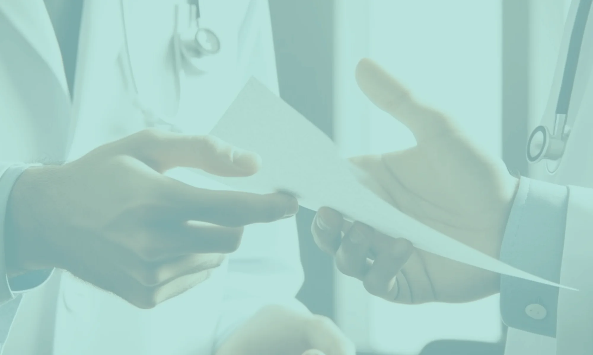 Healthcare professionals coordinating a nutrition referral